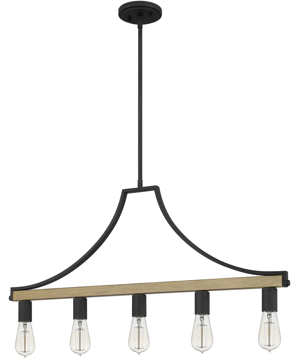 Colombes 5-light Chandelier Grey Ash - Image 3