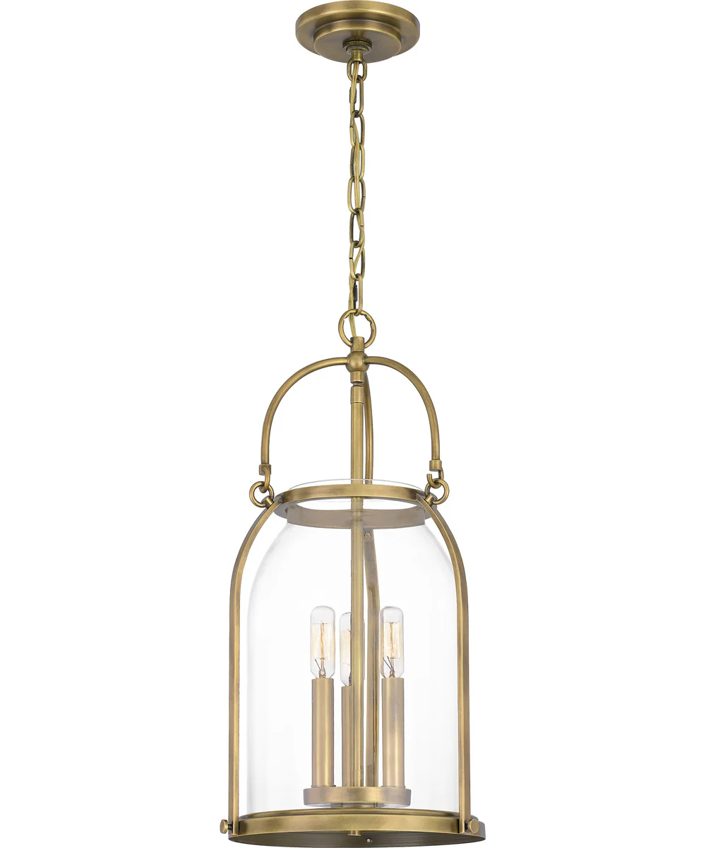 Colonel Small 3-light Mini Pendant Weathered Brass - Image 5