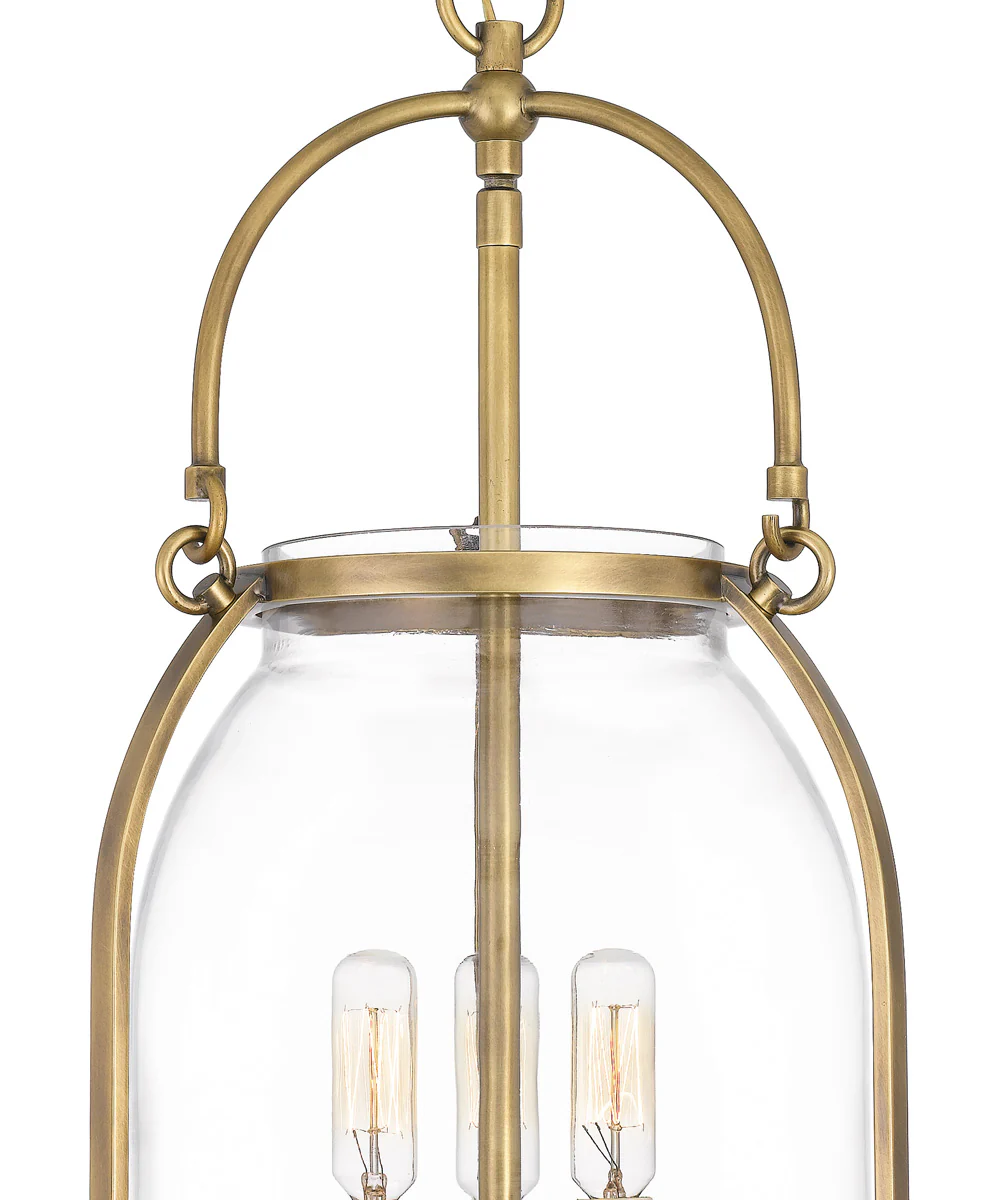 Colonel Small 3-light Mini Pendant Weathered Brass - Image 6