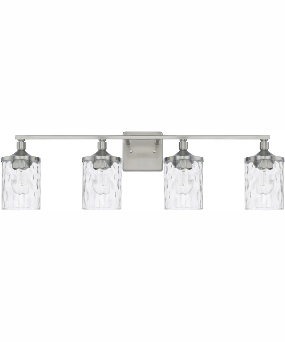 Colton 4-Light Vanity Brushed Nickel
