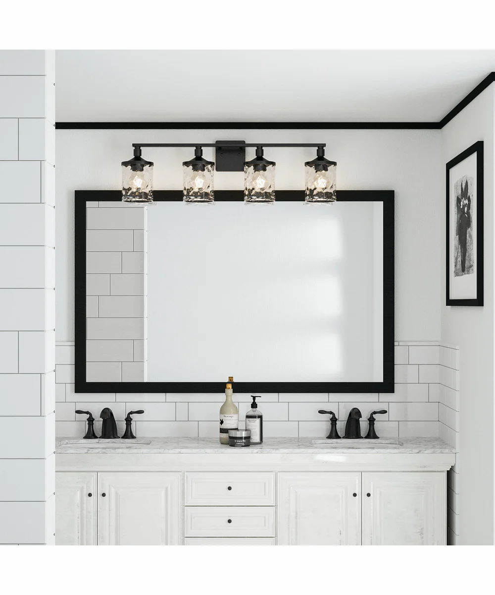 Colton 4-Light Vanity Matte Black - Image 2