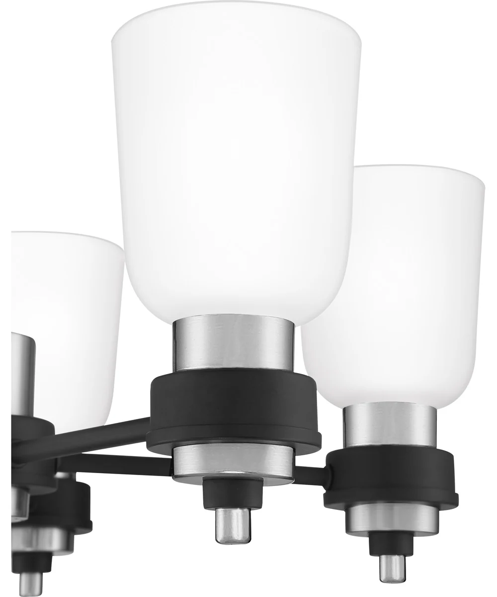 Conrad 5-light Chandelier Brushed Nickel - Image 6