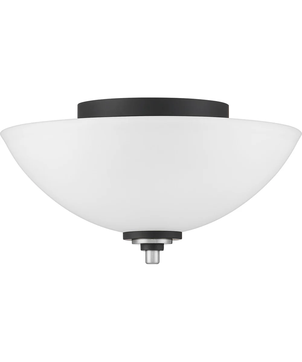 Conrad Medium 2-light Flush Mount Brushed Nickel - Image 3