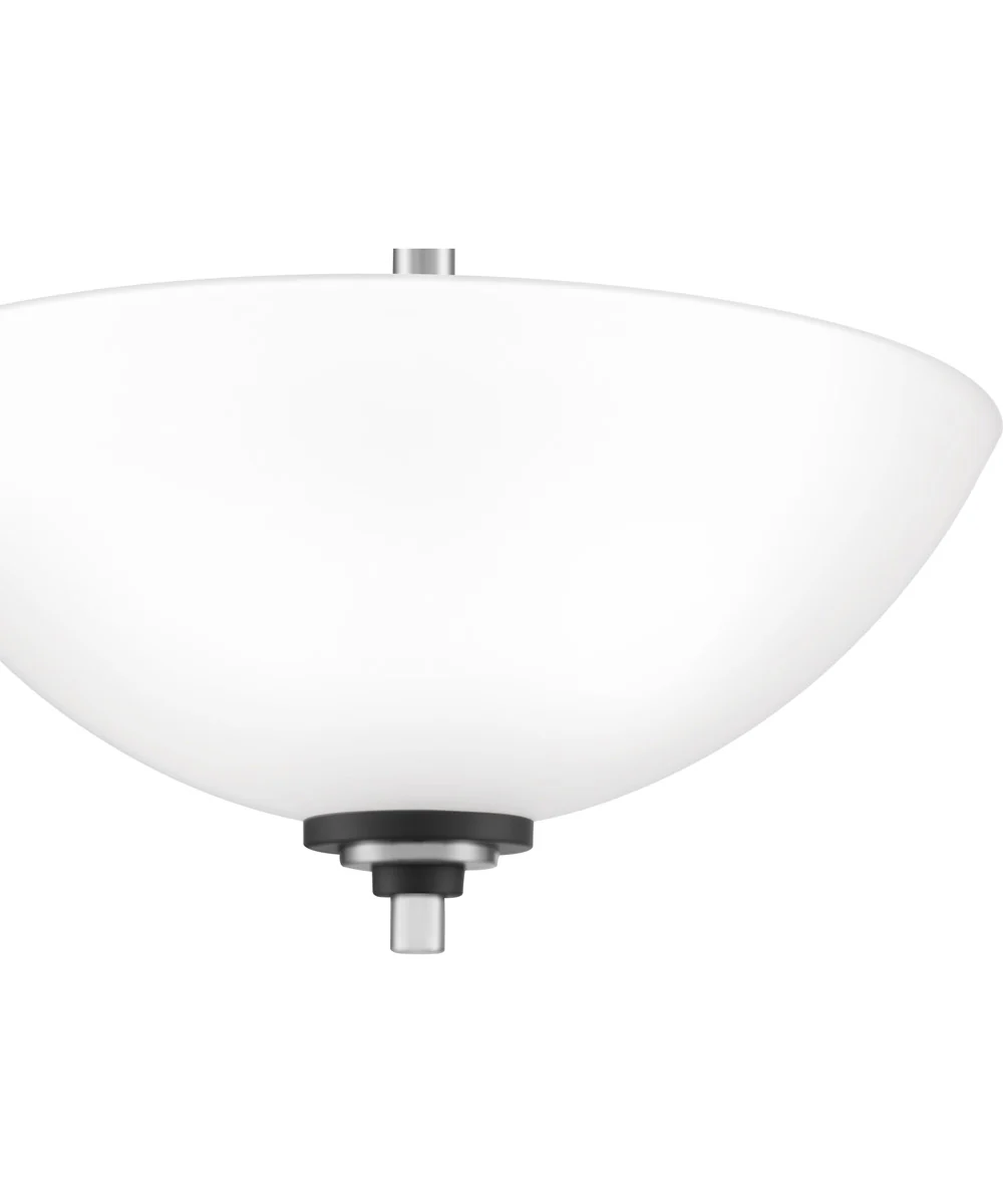 Conrad Medium 2-light Semi Flush Mount Brushed Nickel - Image 6