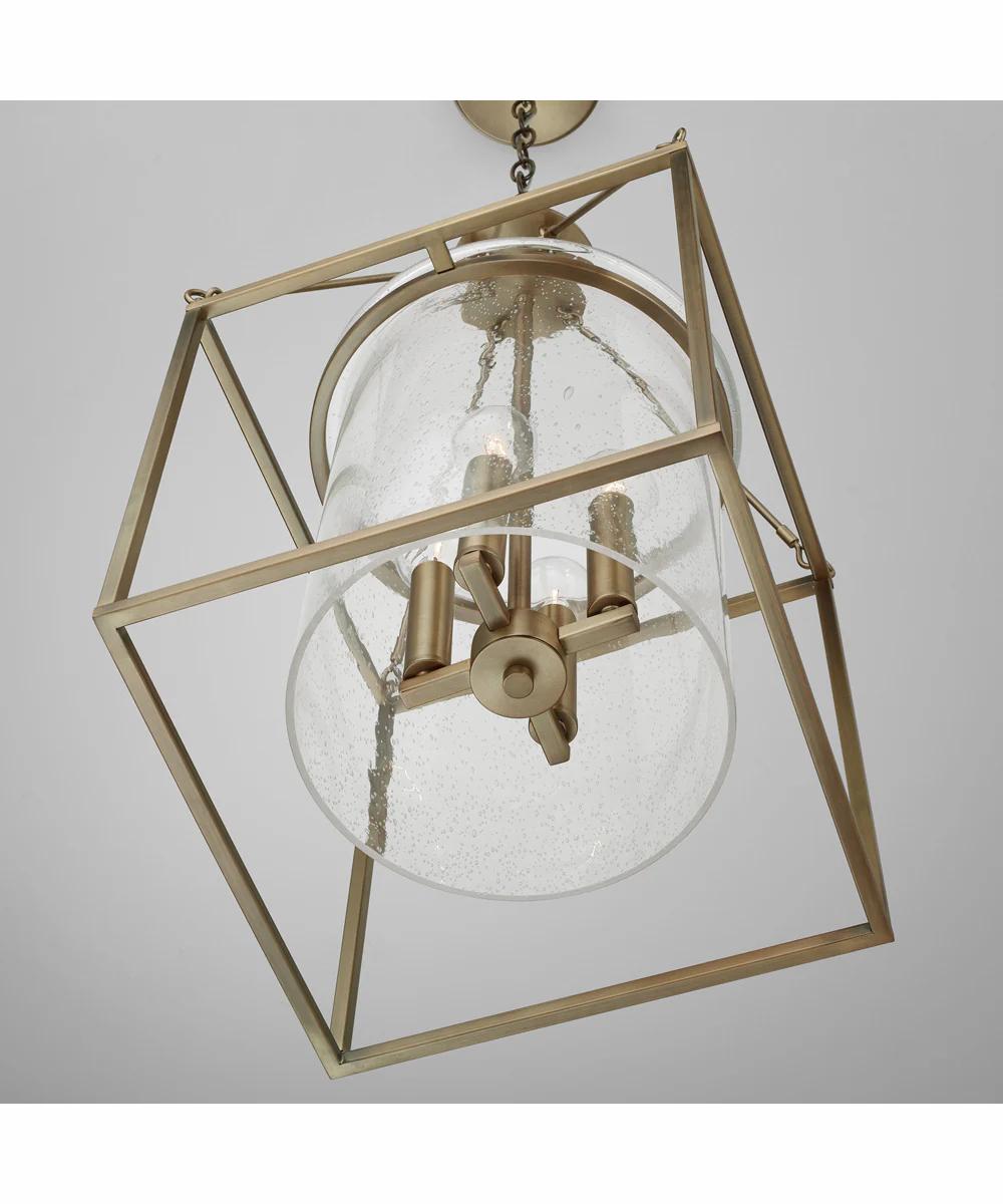 Cooper 4-Light Pendant Aged Brass - Image 2