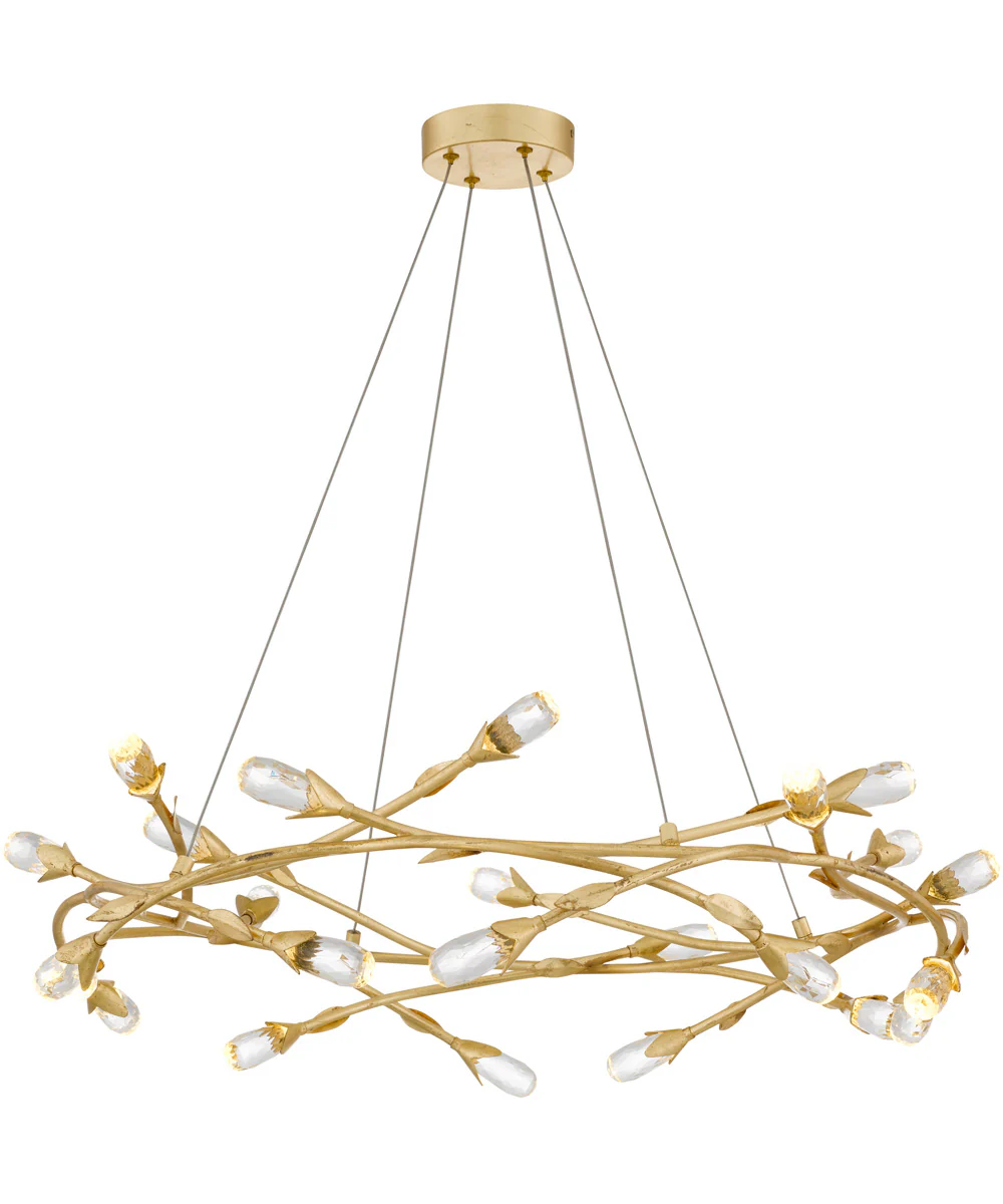 Cora Pendant Gold Leaf