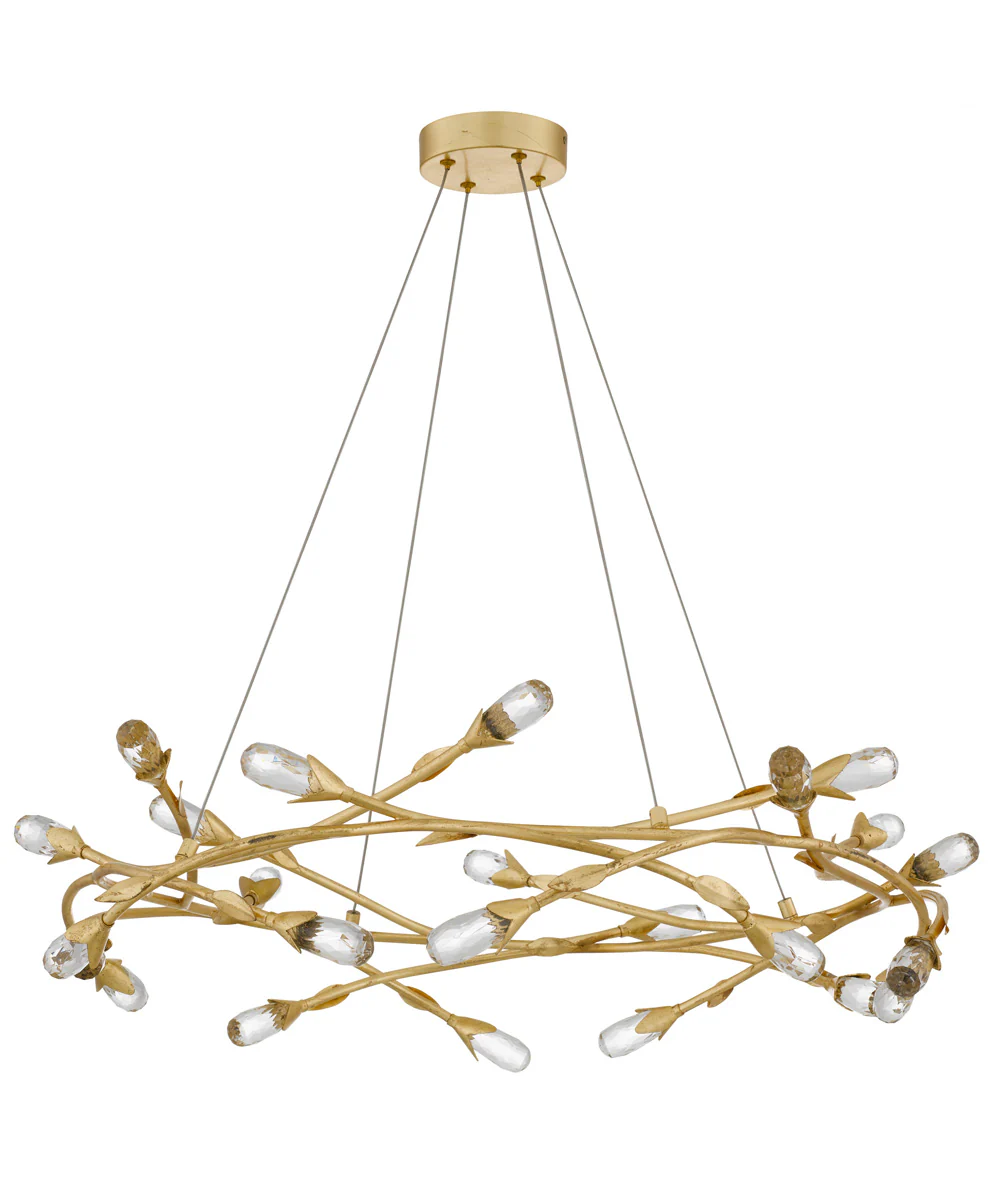 Cora Pendant Gold Leaf - Image 4