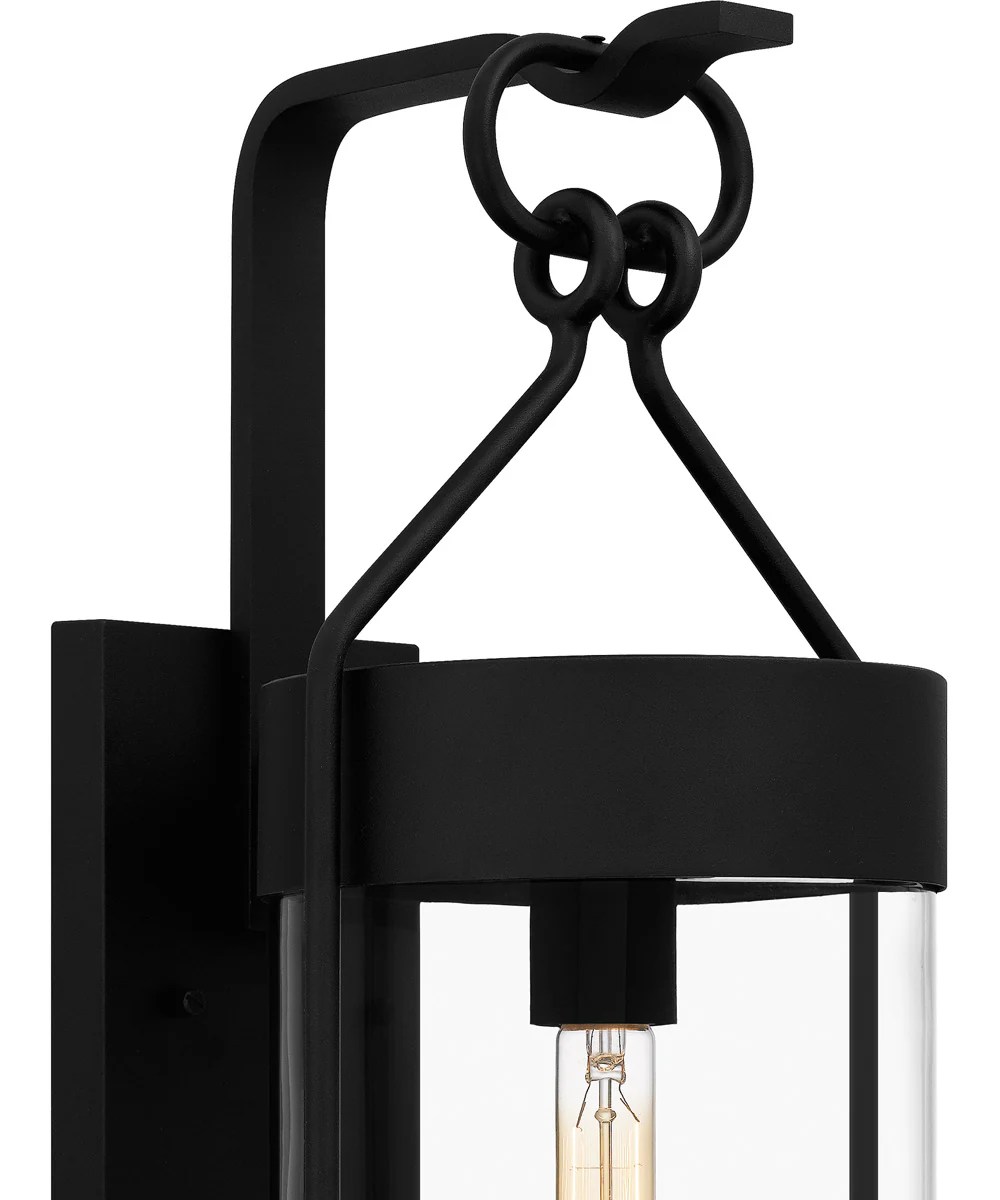 Corbin Large 1-light Outdoor Wall Light  Coastal Armour Aluminum Earth Black - Image 6