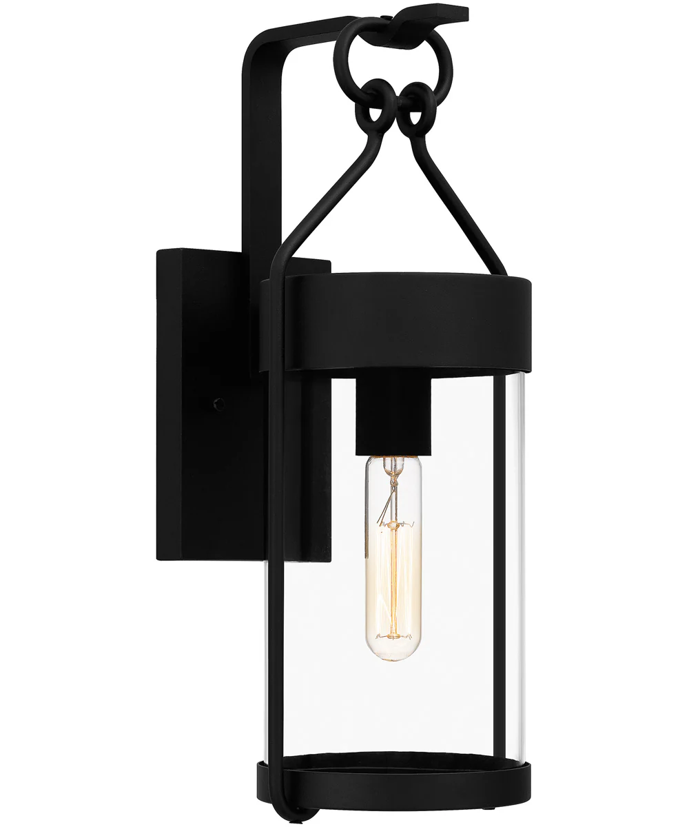 Corbin Medium 1-light Outdoor Wall Light Coastal Armour Aluminum Earth Black - Image 2