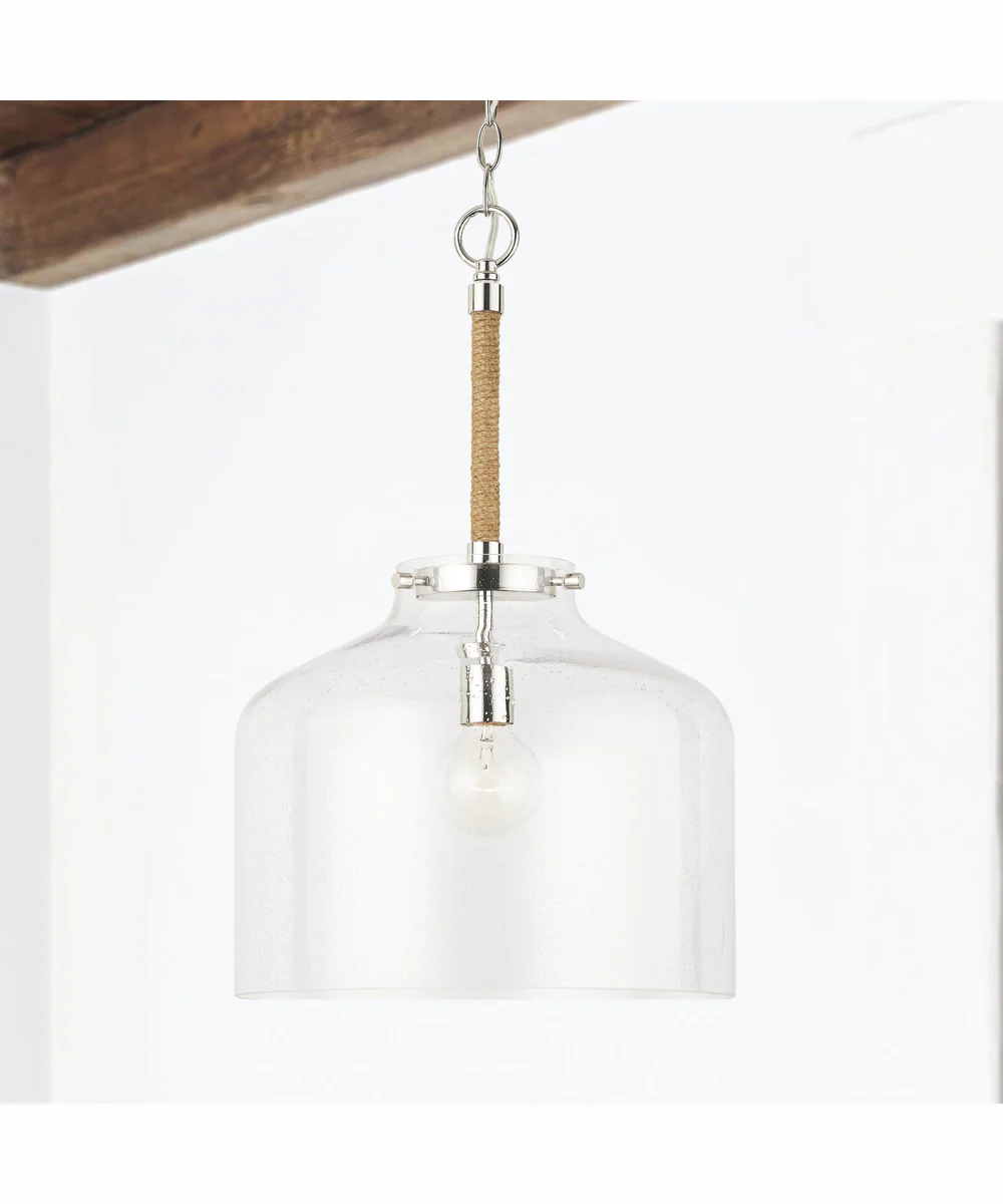 Corde 1-Light Pendant Polished Nickel - Image 2