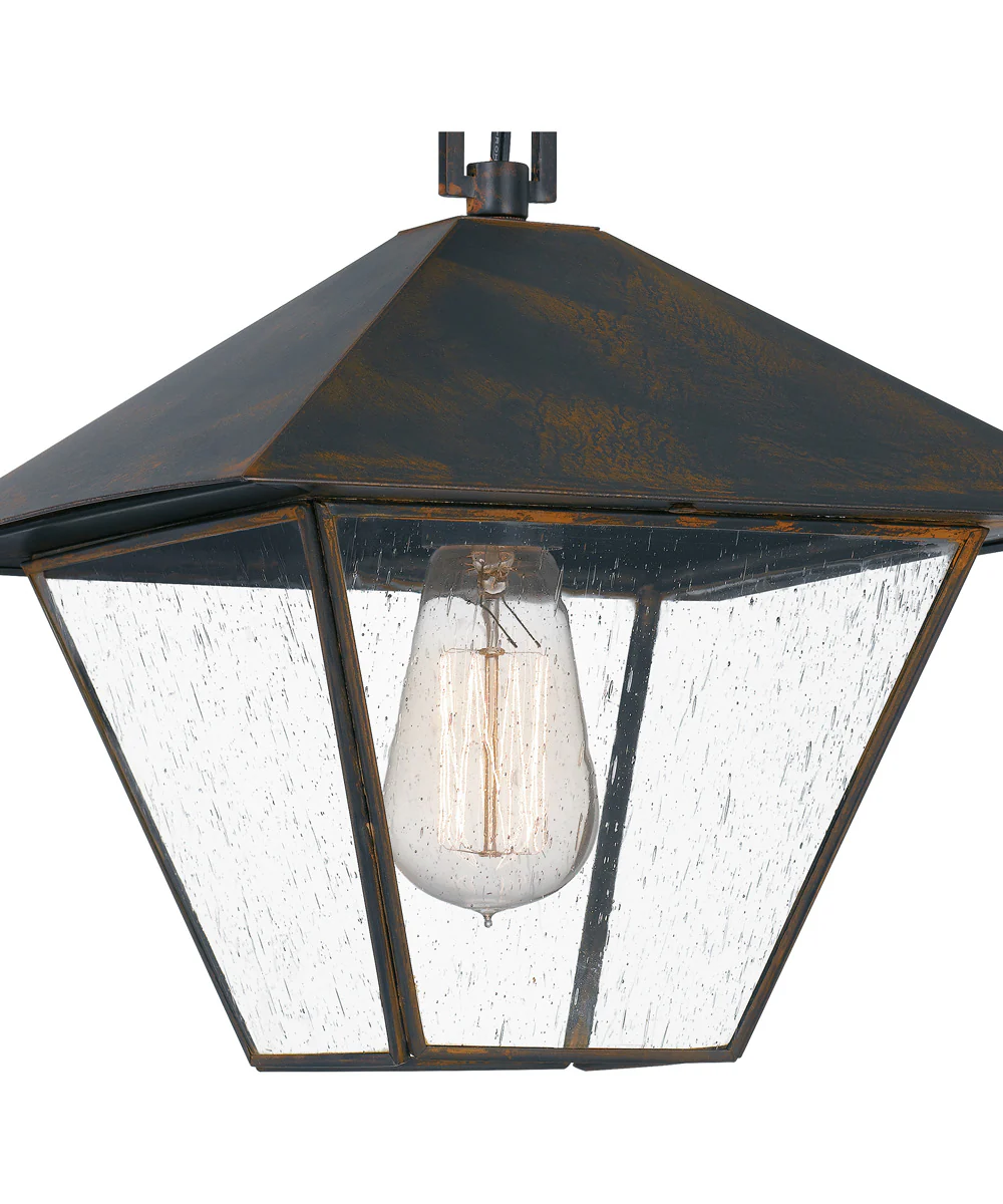 Corporal Large 1-light Outdoor Pendant Light Industrial Bronze - Image 6