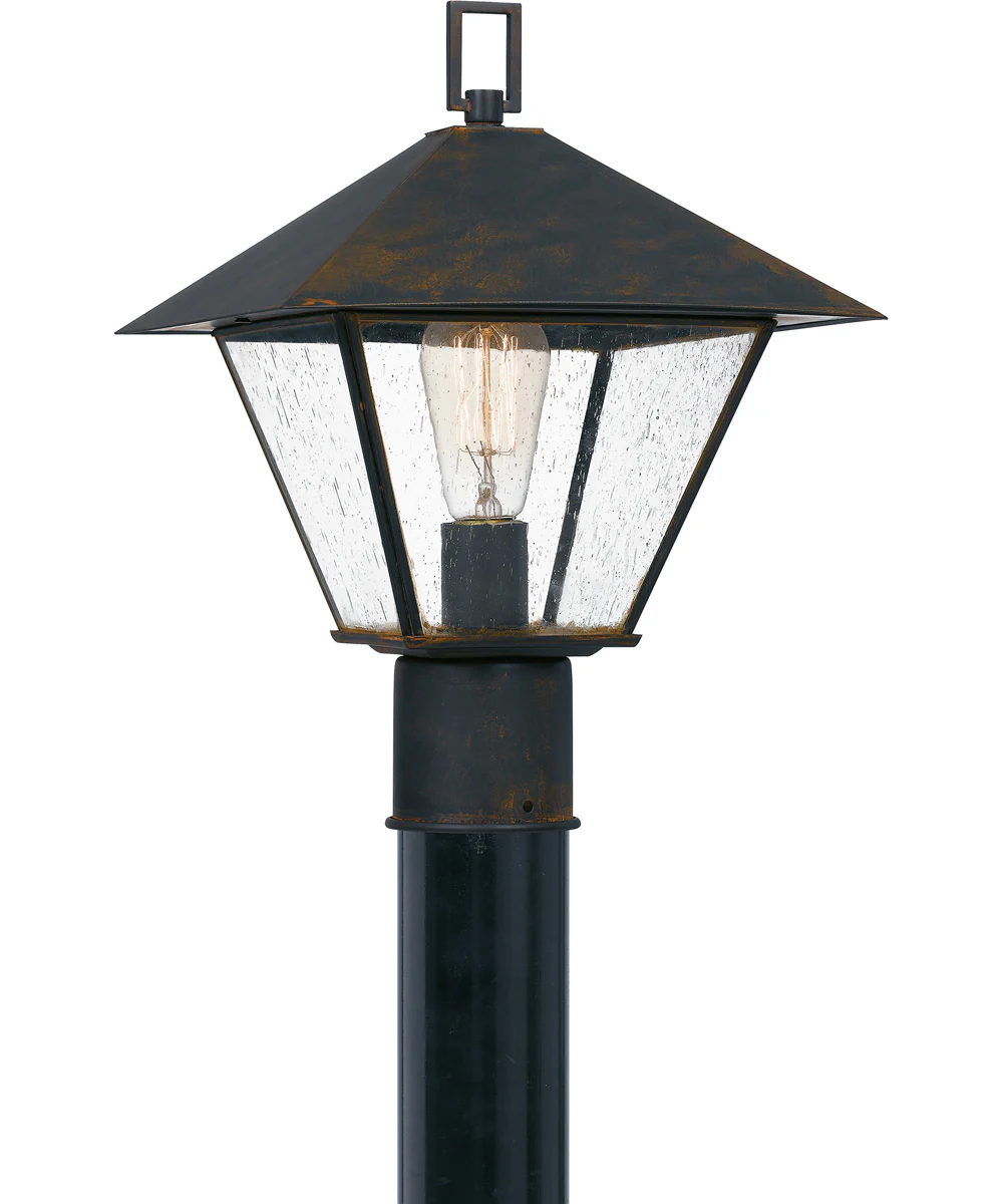 Corporal Large 1-light Outdoor Post Light Industrial Bronze - Image 2