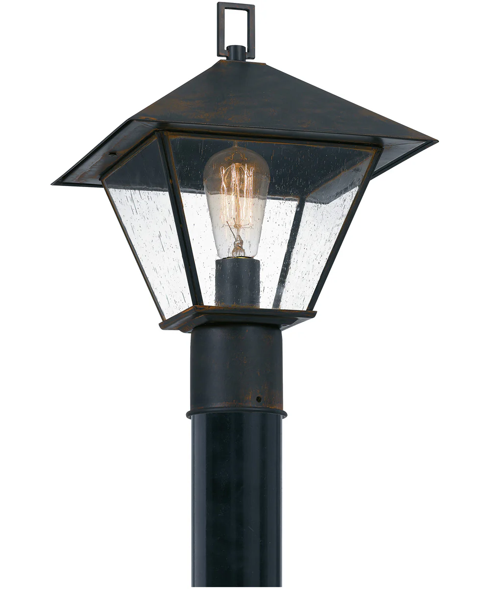 Corporal Large 1-light Outdoor Post Light Industrial Bronze - Image 4