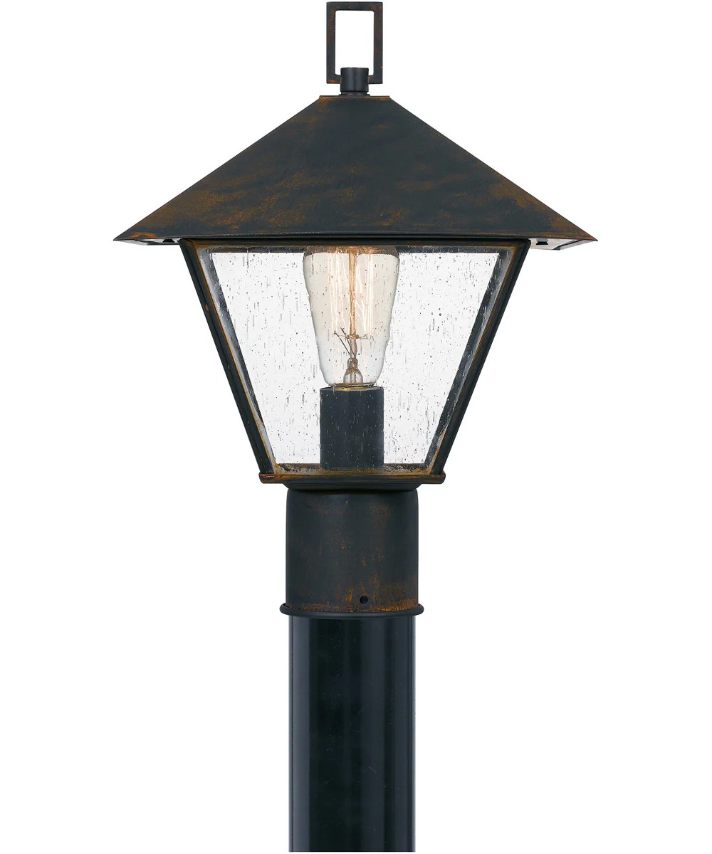 Corporal Large 1-light Outdoor Post Light Industrial Bronze - Image 5