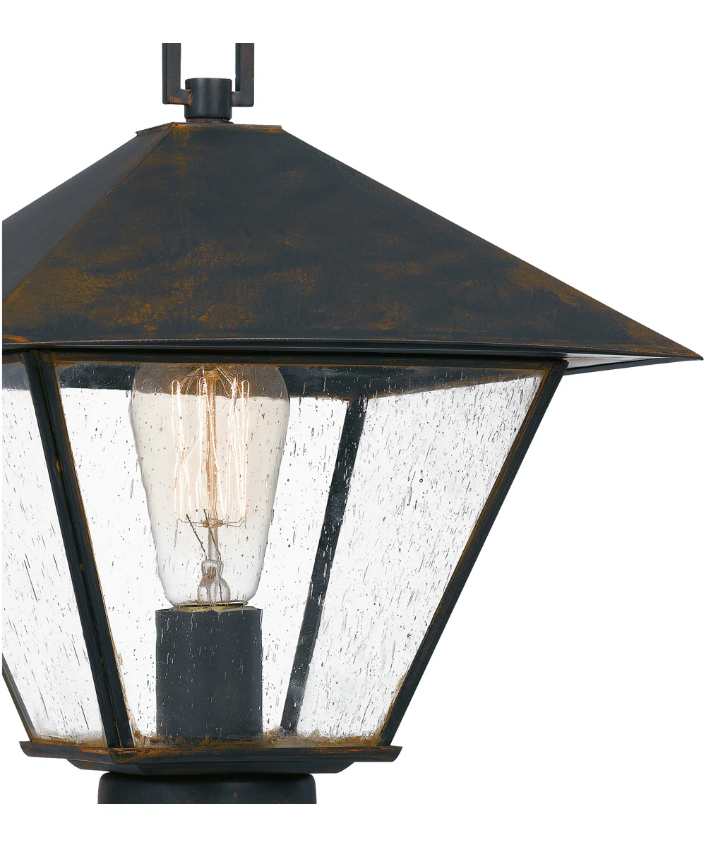 Corporal Large 1-light Outdoor Post Light Industrial Bronze - Image 6