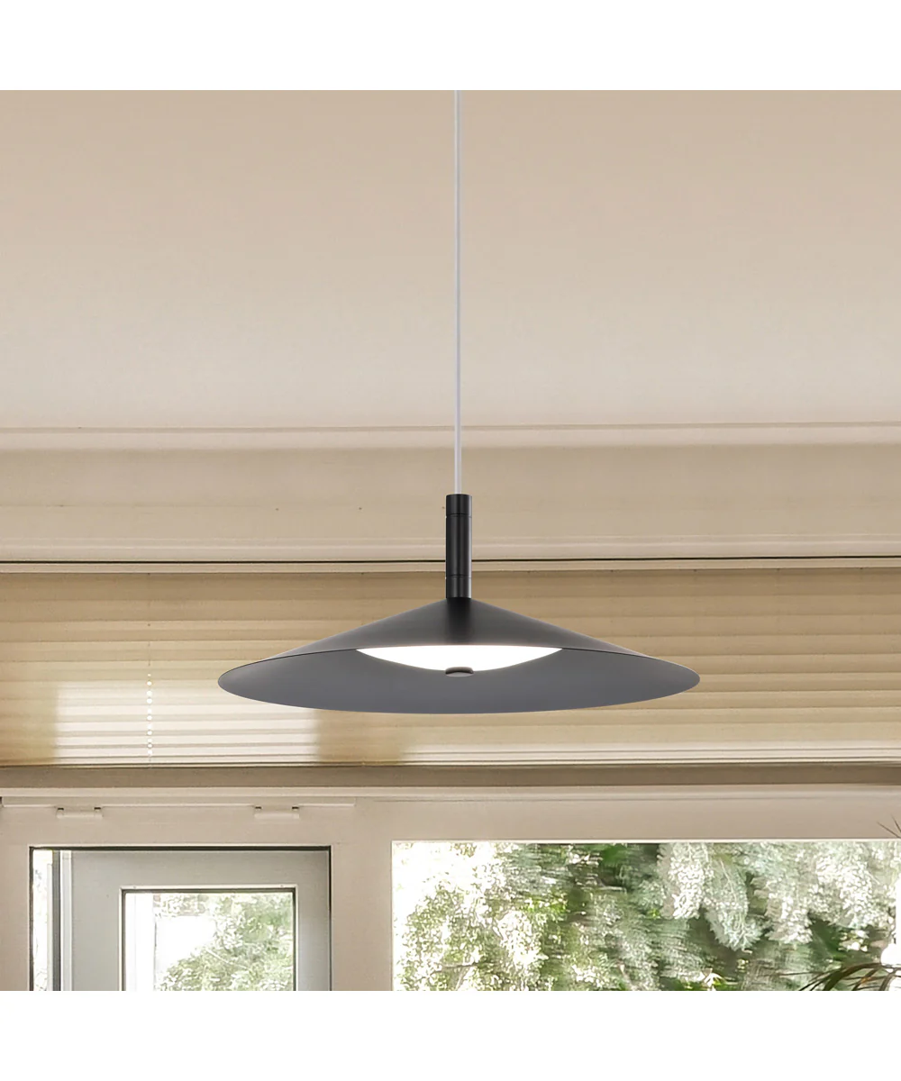 Corrine  Pendant Matte Black - Image 3