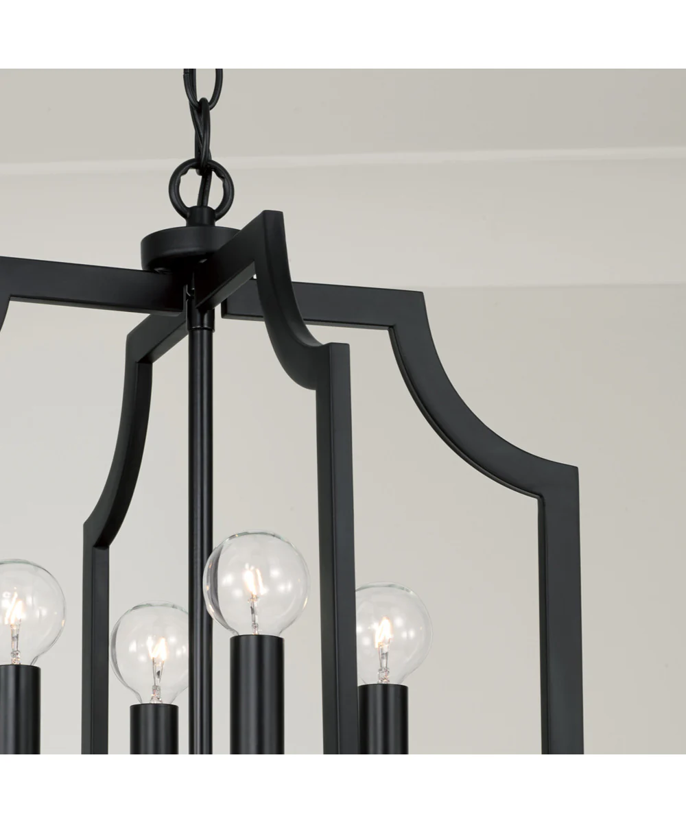 Courtney 4-Light Foyer Matte Black - Image 5