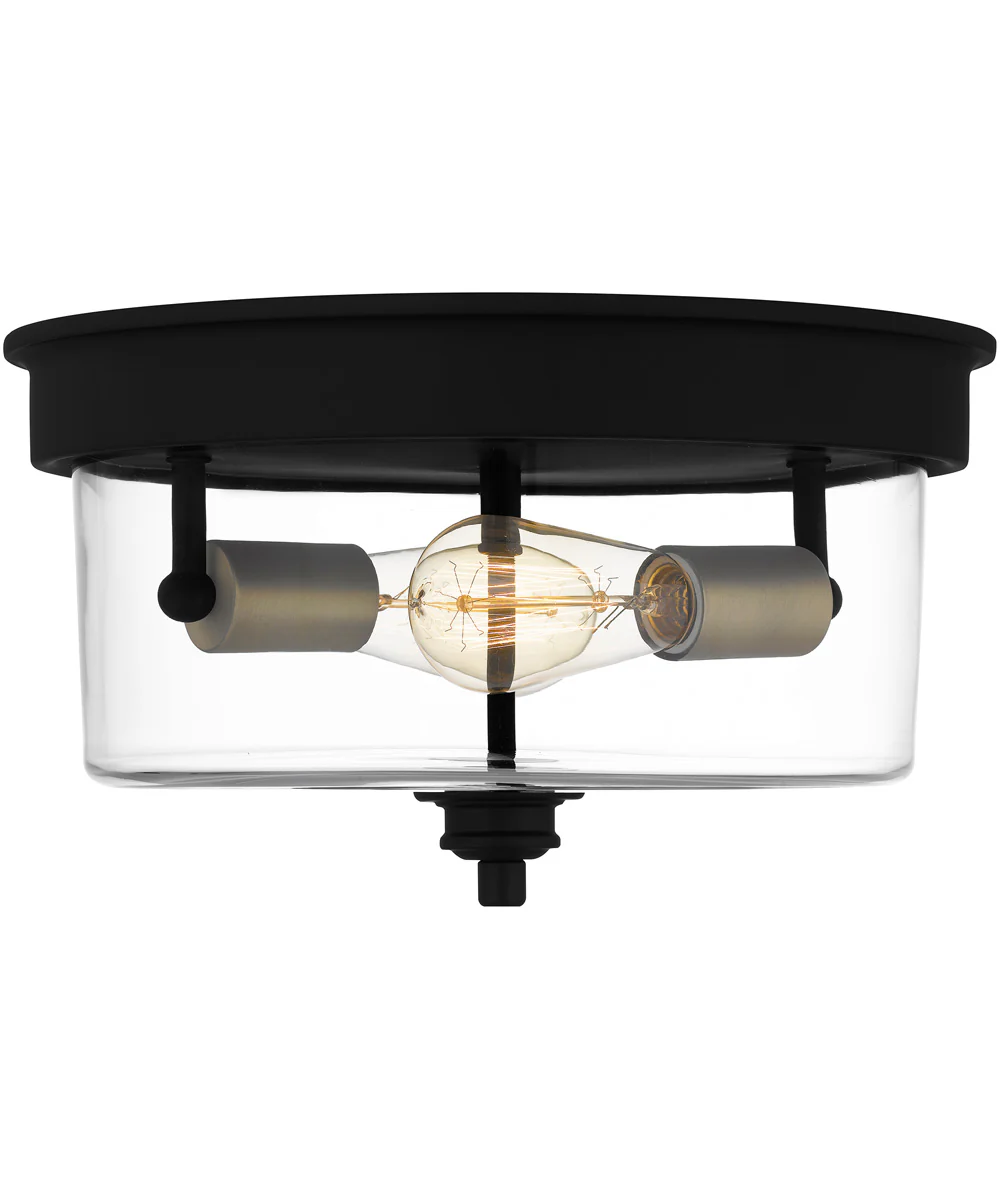 Cox 2-light Flush Mount Matte Black - Image 4