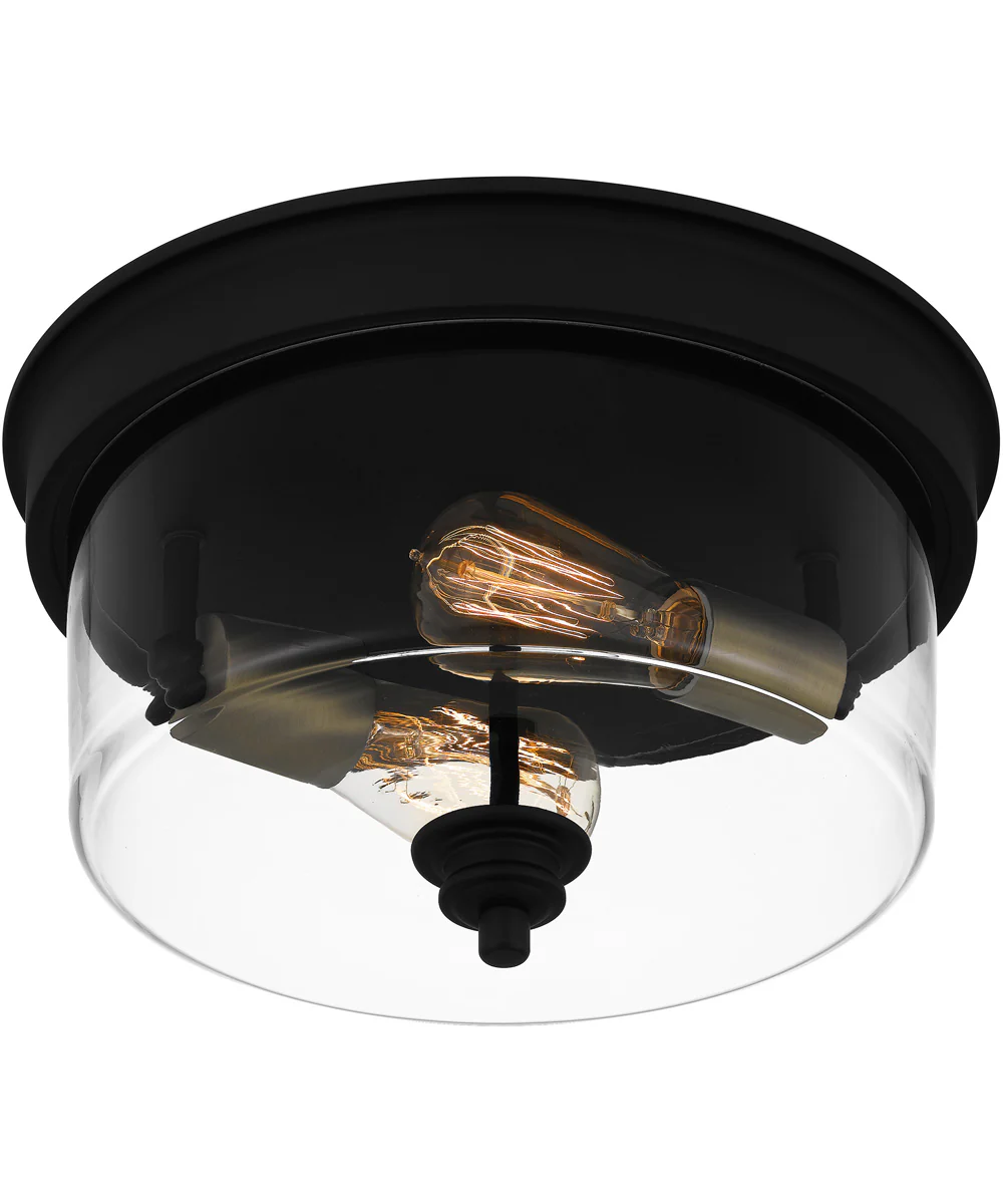 Cox 2-light Flush Mount Matte Black - Image 5