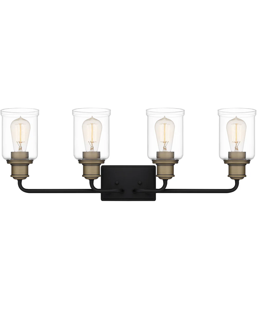 Cox Extra Large 4-light Bath Light Matte Black - Image 2