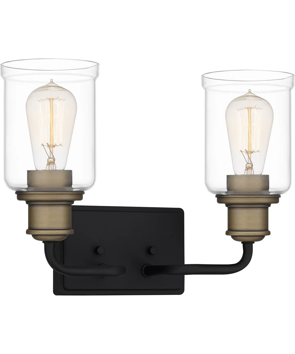 Cox Medium 2-light Bath Light Matte Black - Image 4