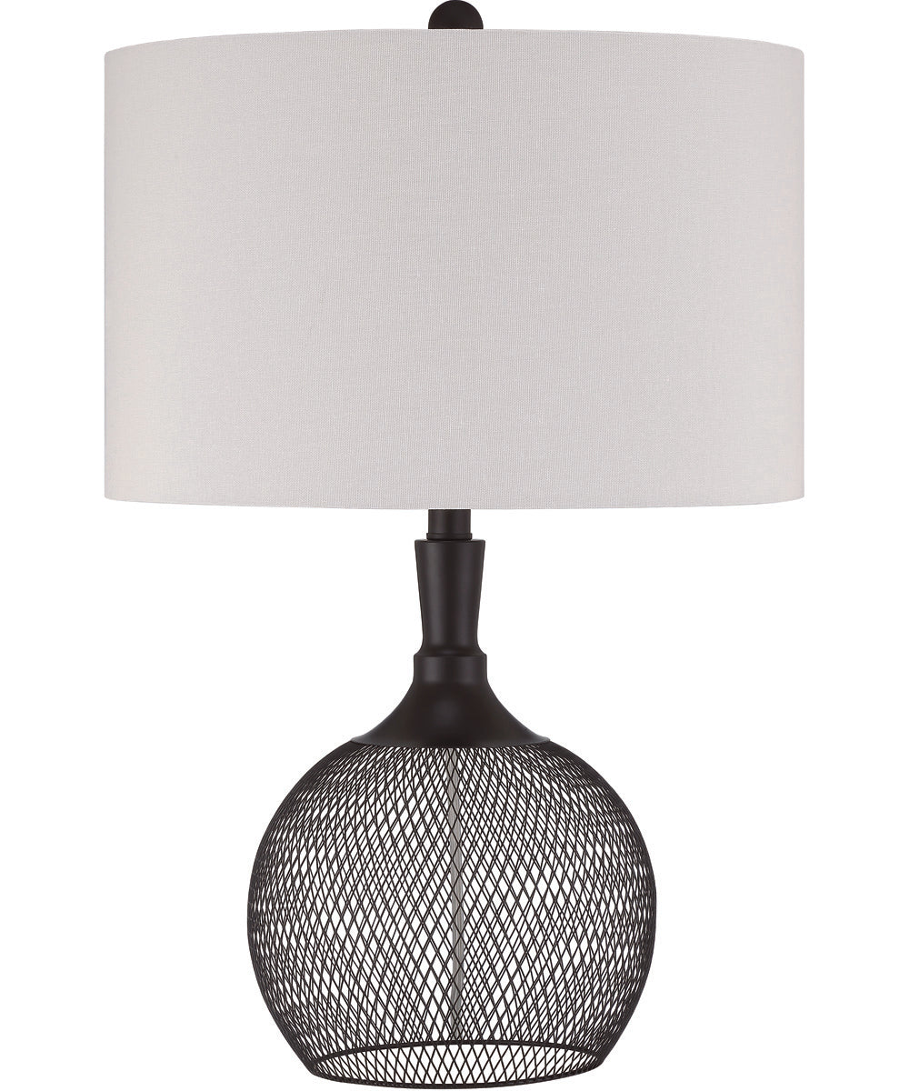 1-Light Table Lamp Matte Black