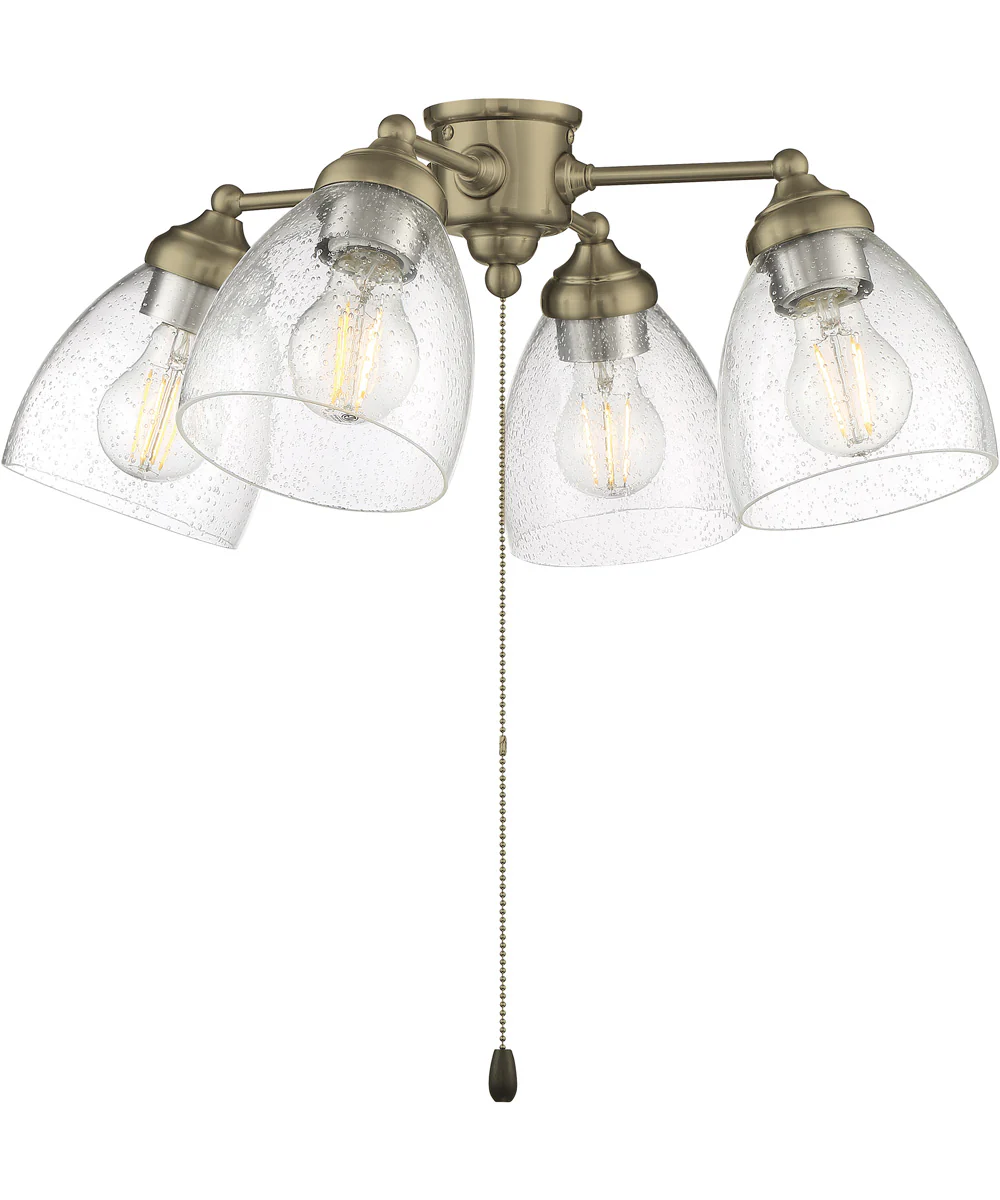 4-Light Light Kit Satin Brass