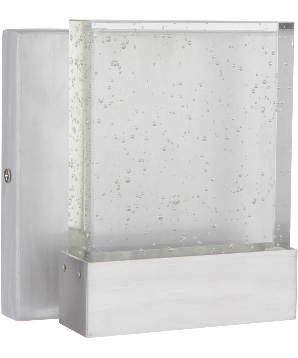 Aria II 1-Light LED Outdoor Wall Light Satin Aluminum