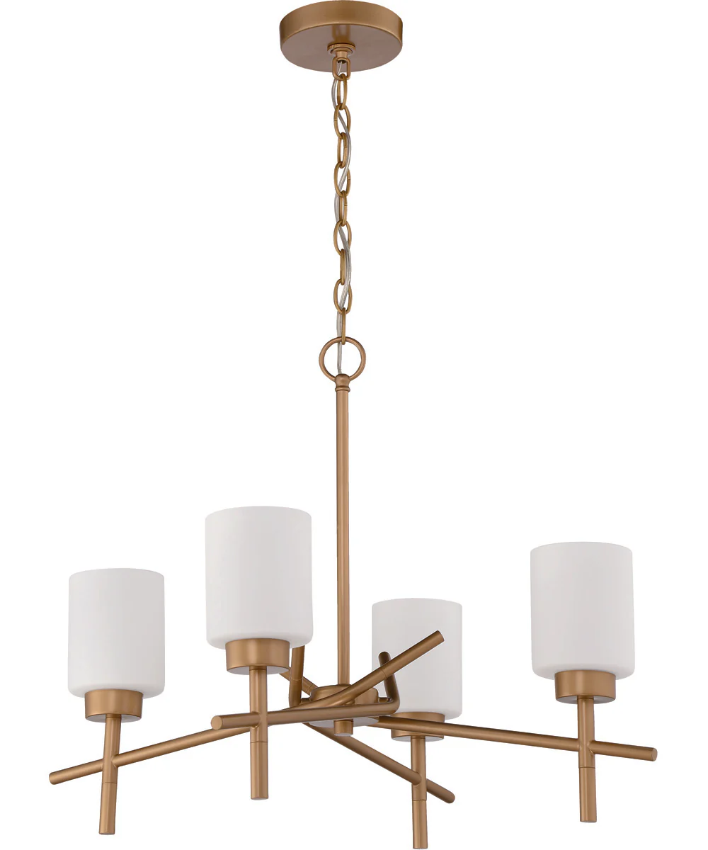 Cadence 4-Light Chandelier Soft Gold
