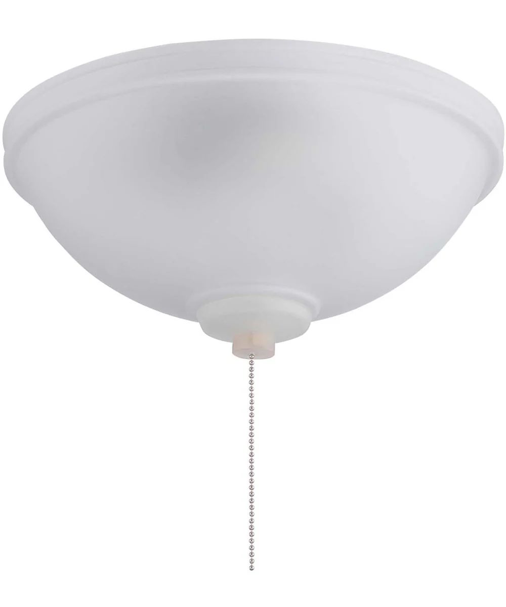Elegance Bowl Light Kit 3-Light LED Fan Light Kit White Frost