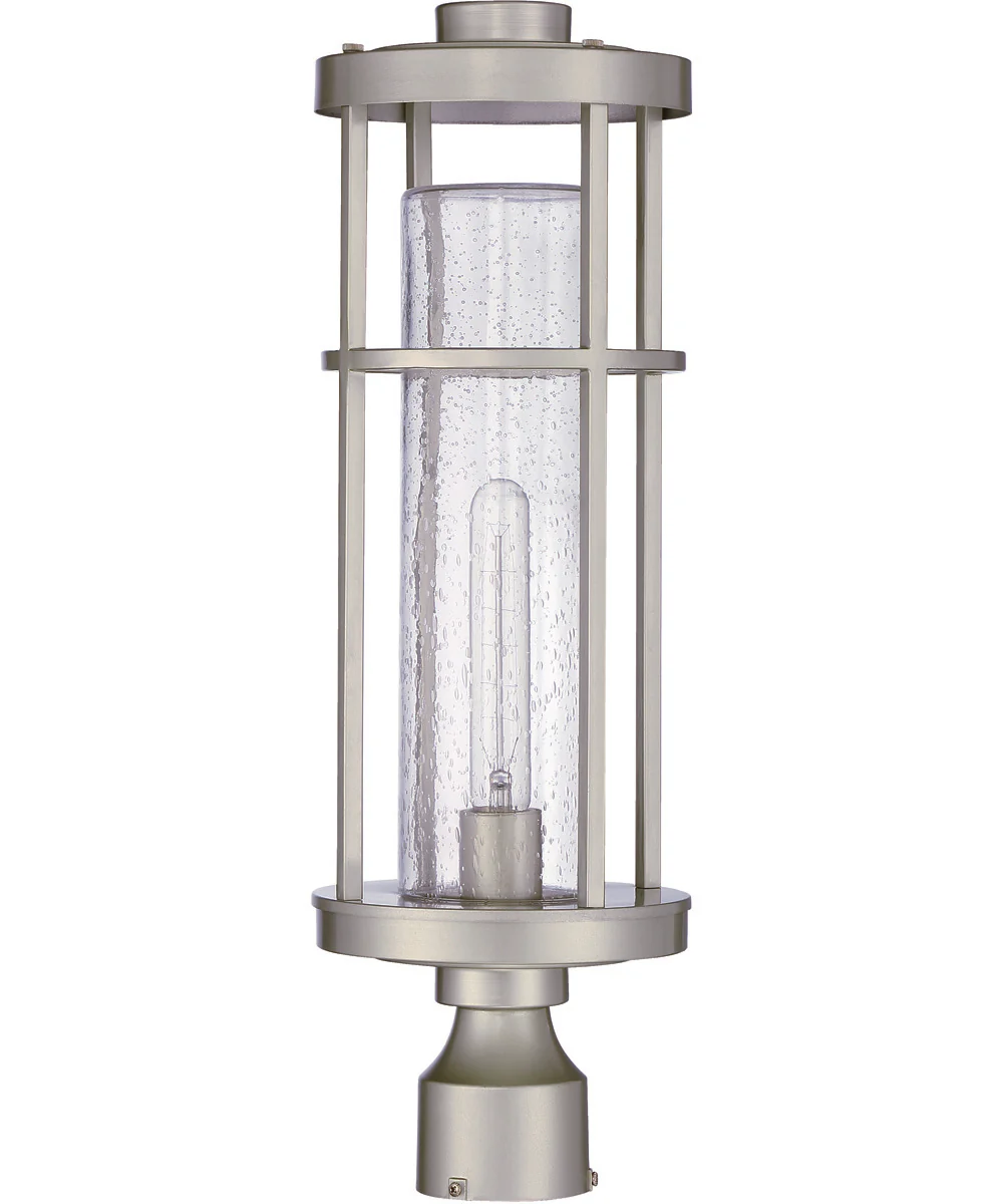 Encompass 1-Light Outdoor Post Light Satin Aluminum