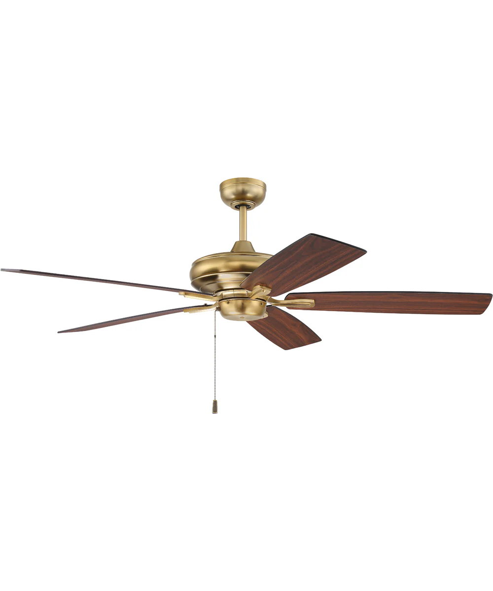 52" Fortitude Ceiling Fan (Blades Included) Satin Brass