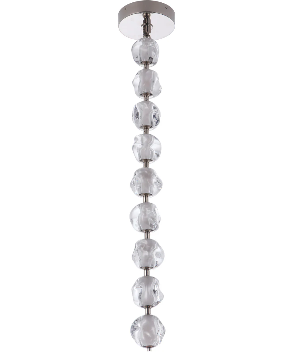 Jackie 1-Light Pendant Polished Nickel