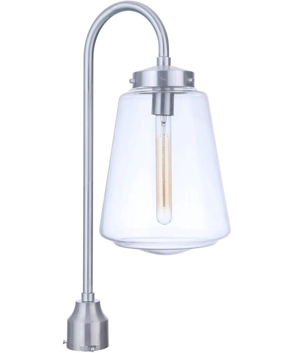 Laclede 1-Light Outdoor Post Light Satin Aluminum