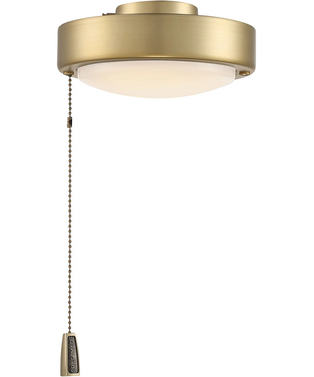 Light Kit-Disk 1-Light Light Kit Satin Brass
