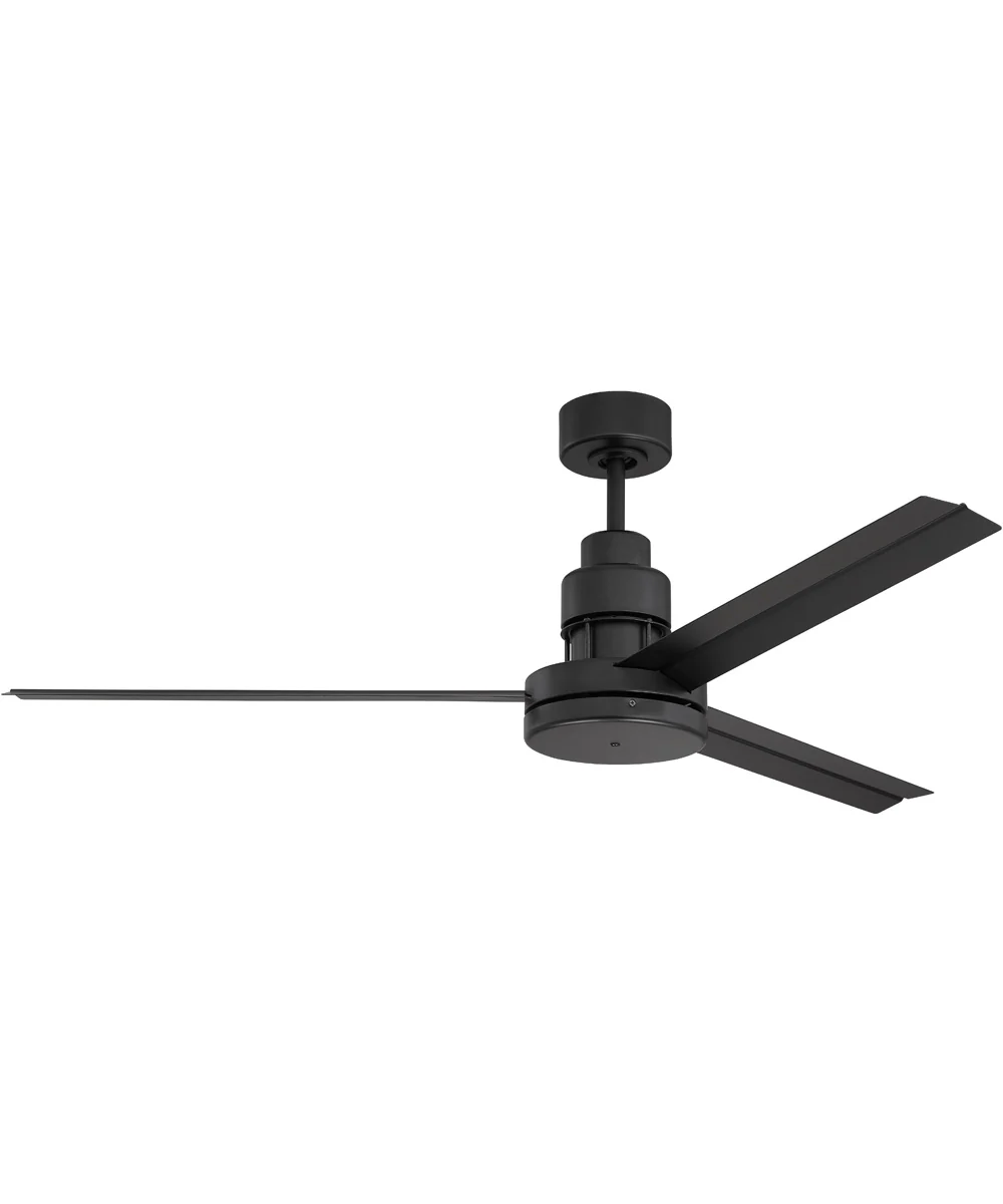 Mondo 54" Ceiling Fan (Blades Included) Flat Black