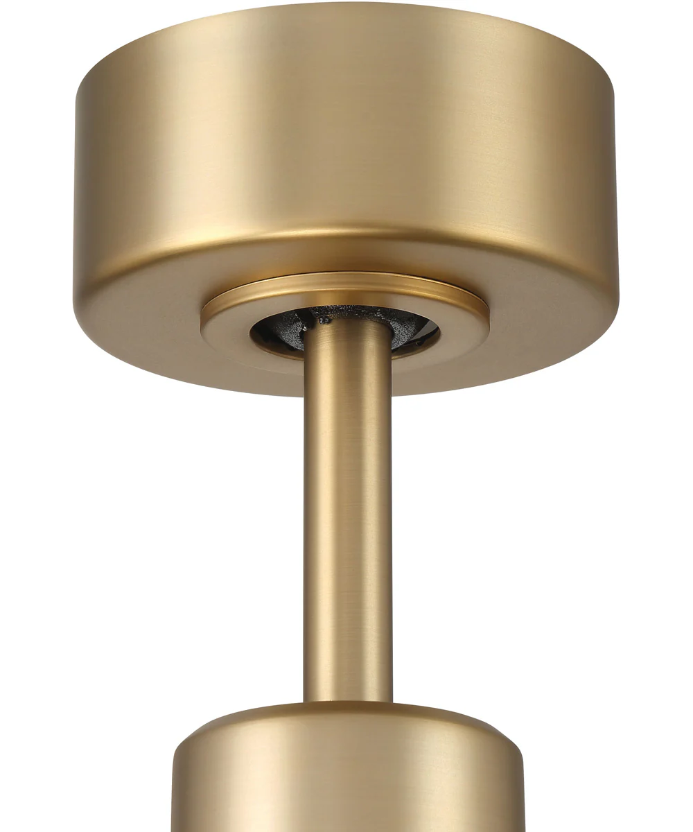 Mondo 54" Ceiling Fan (Blades Included) Satin Brass/Flat Black - Image 7