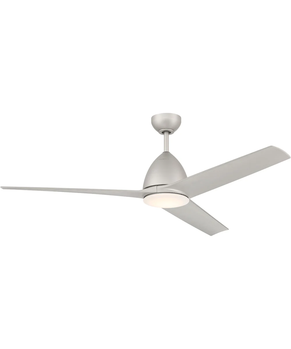 Nitro 54" 1-Light Ceiling Fan (Blades Included) Painted Nickel - Image 2