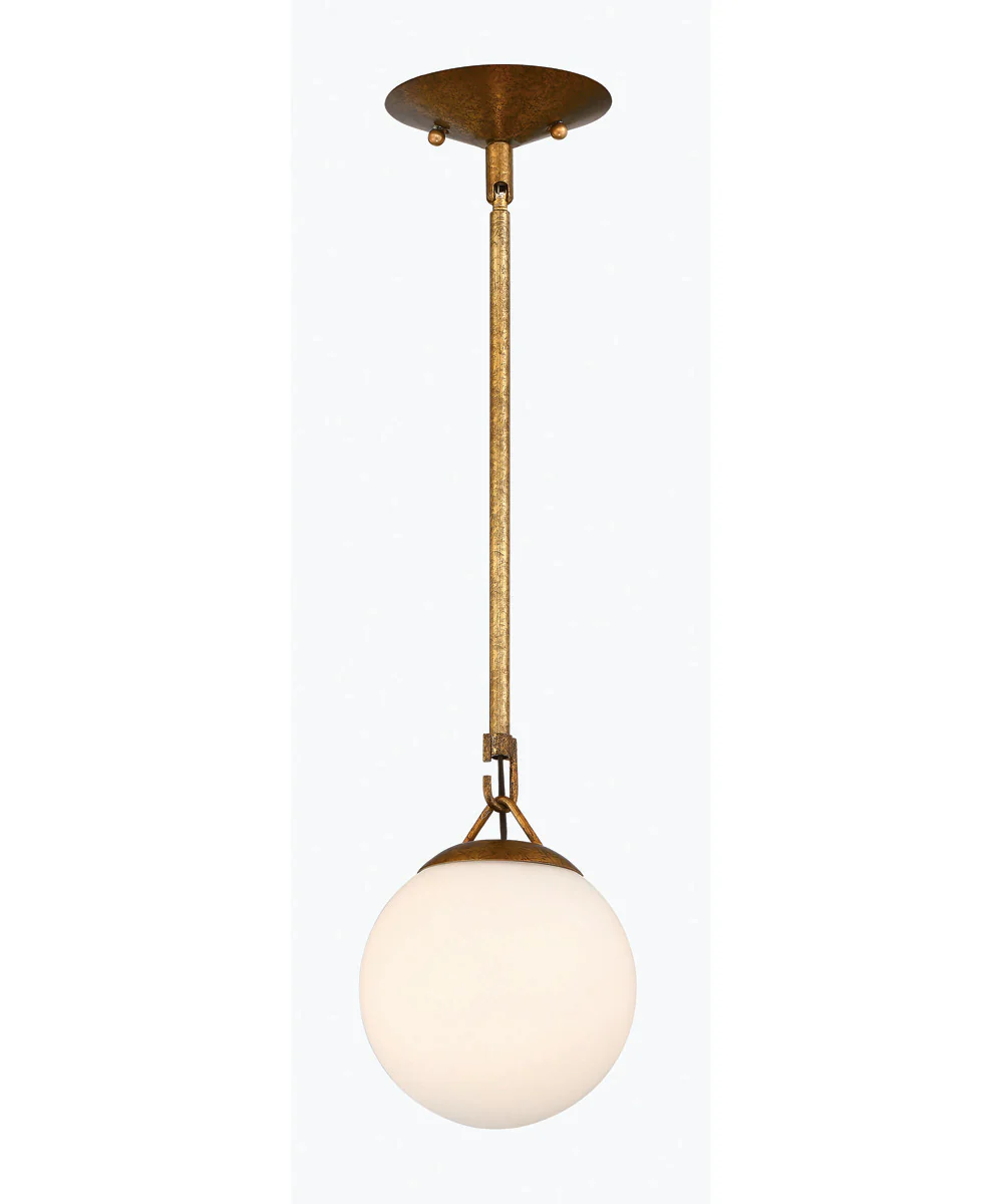Orion 1-Light Mini Pendant Patina Aged Brass