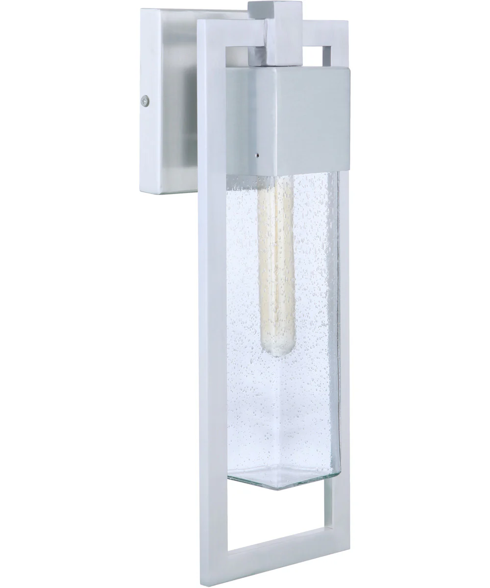 Perimeter 1-Light Outdoor Wall Light Satin Aluminum