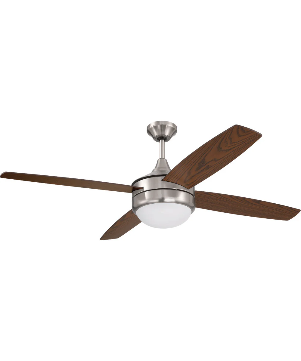 52" Phaze II 2-Light Ceiling Fan (Blades Included) Brushed Polished Nickel