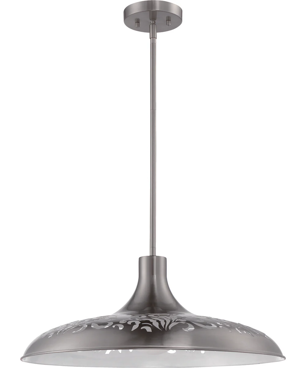 Pocco 1-Light Pendant Brushed Polished Nickel