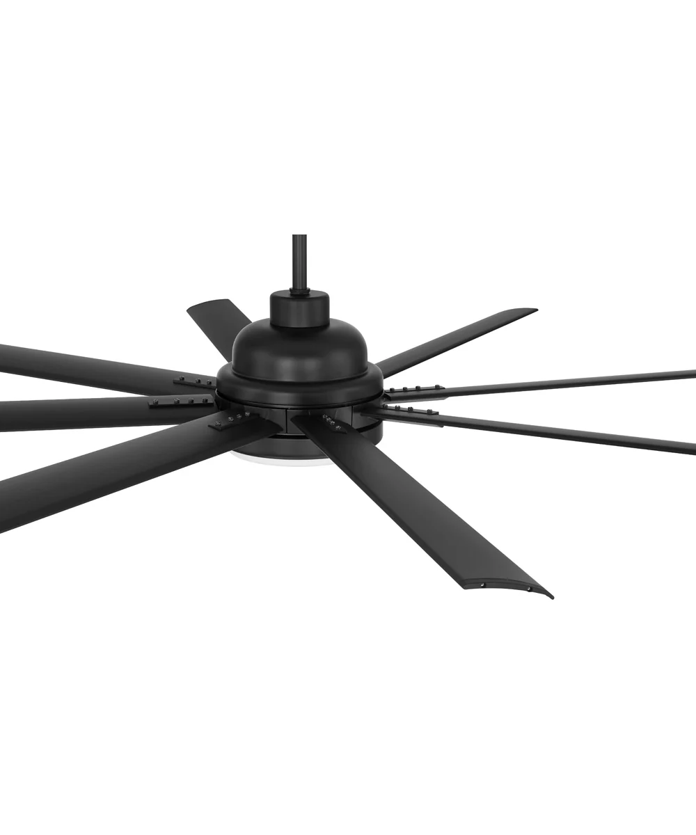 Rush 65" 1-Light Ceiling Fan (Blades Included) Flat Black - Image 4