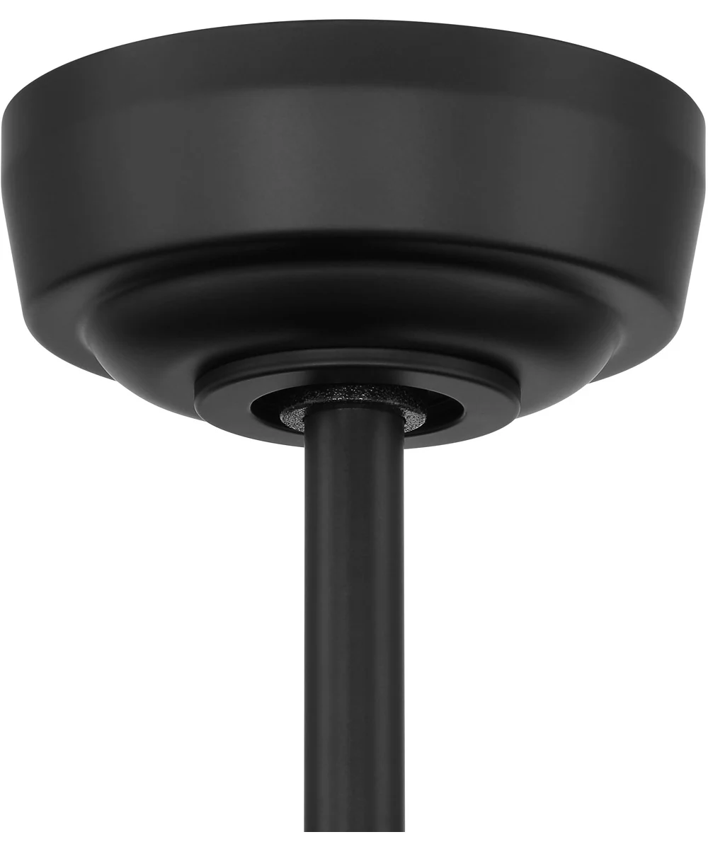 Rush 65" 1-Light Ceiling Fan (Blades Included) Flat Black - Image 5