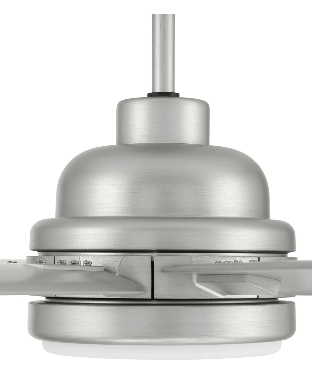 Rush 65" 1-Light Ceiling Fan (Blades Included) Painted Nickel - Image 3