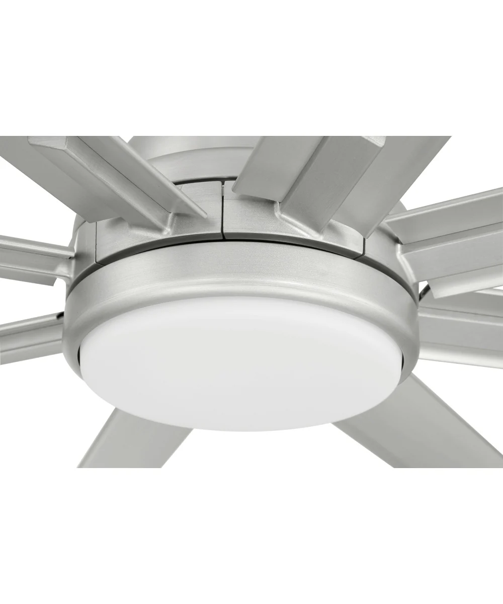 Rush 65" 1-Light Ceiling Fan (Blades Included) Painted Nickel - Image 6