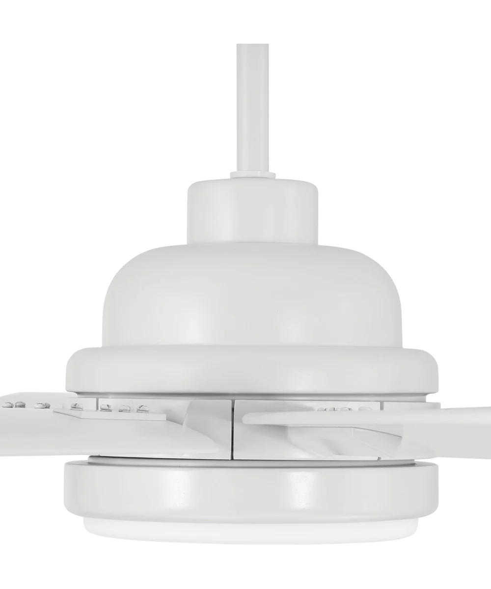 Rush 65" 1-Light Ceiling Fan (Blades Included) White - Image 3
