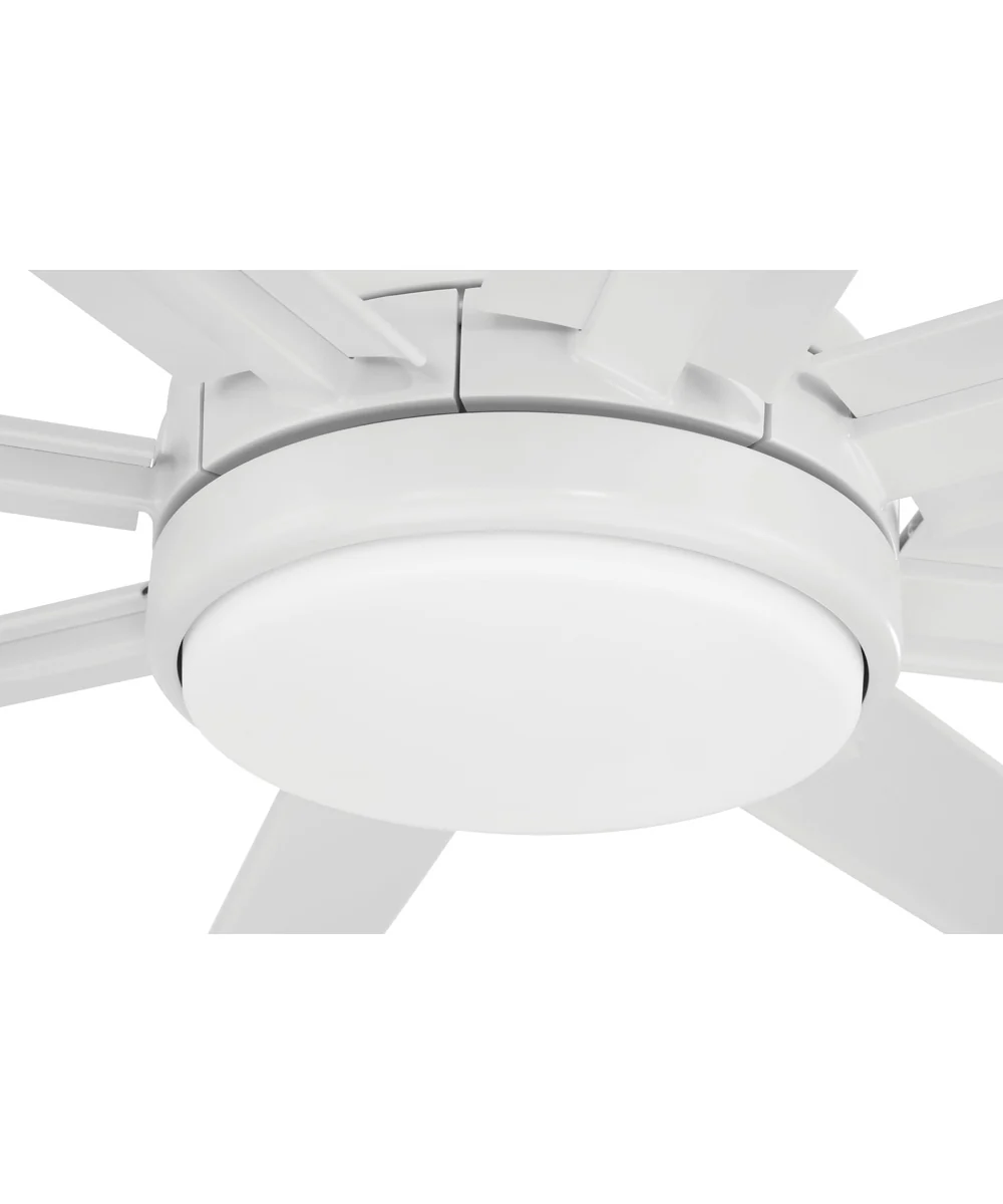 Rush 65" 1-Light Ceiling Fan (Blades Included) White - Image 6