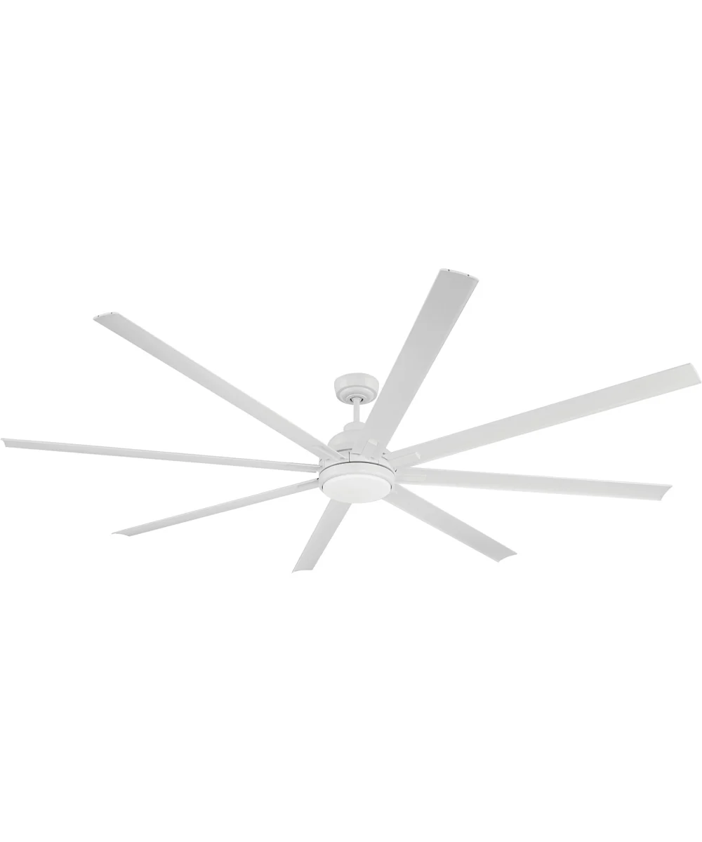 Rush 84" 1-Light Ceiling Fan (Blades Included) White - Image 5