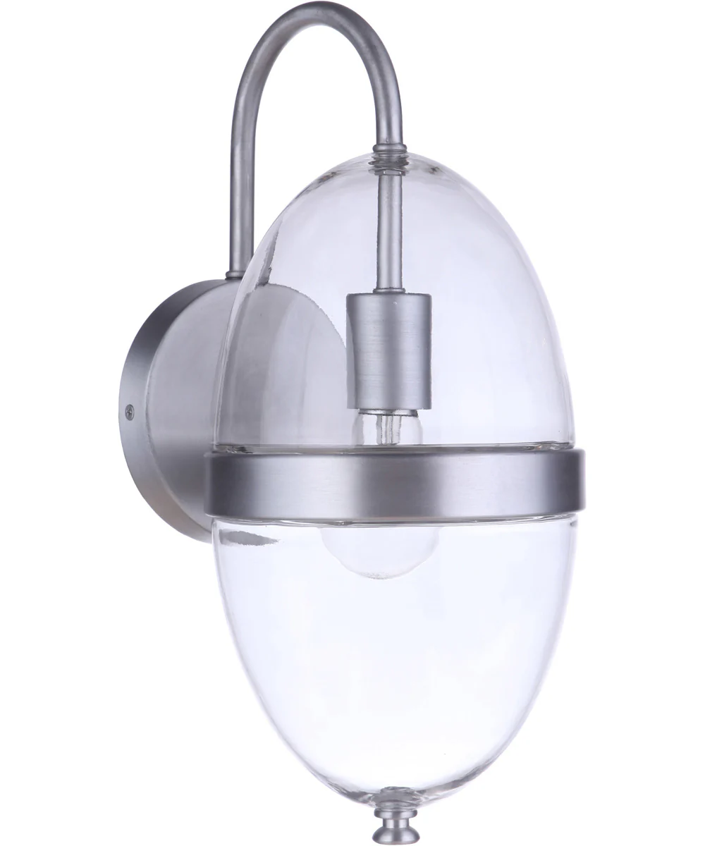 Sivo 1-Light Outdoor Wall Light Satin Aluminum